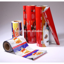 Flexible vacuum packing polyester metallized film